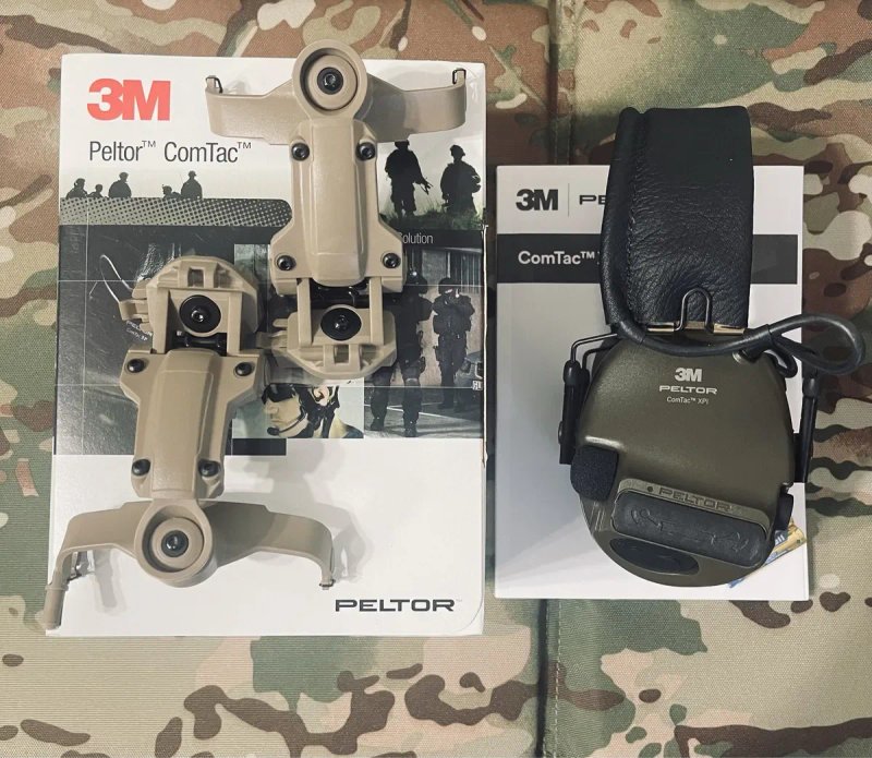 Активні навушники PELTOR XPI 3M™ ComTac™ + кріплення Original, все нове‼️ — фото 7
