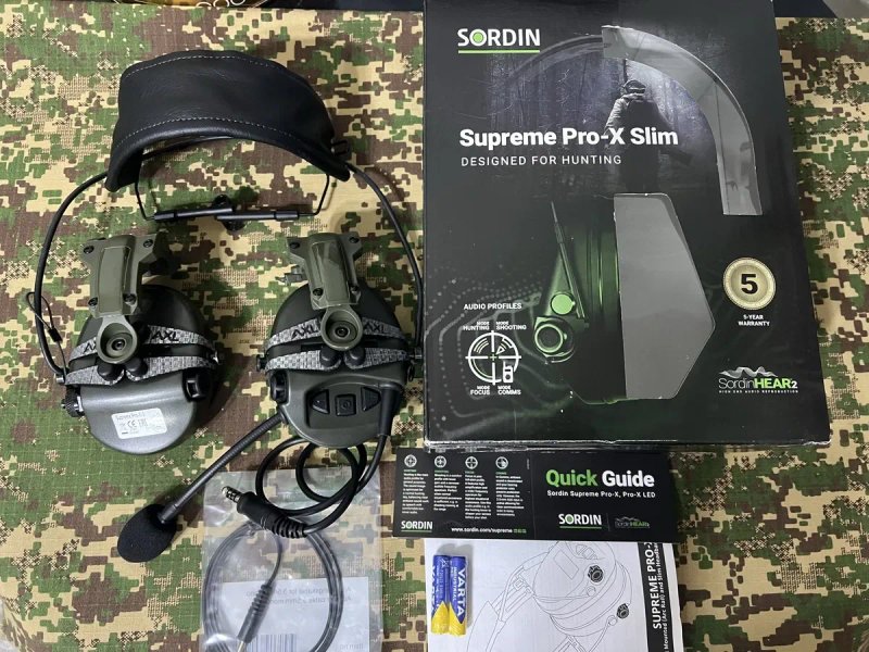 Активні Навушники Sordin Supreme Pro-X + Кріплення AXL карбон ТОП‼️ — фото 4