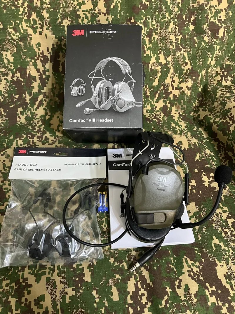 Активні тактичні навушники 3M PELTOR ComTac VIII з гарнітурою , з ARC кріпленнями, з РТТ Оригінал Швеція‼️… — фото 3