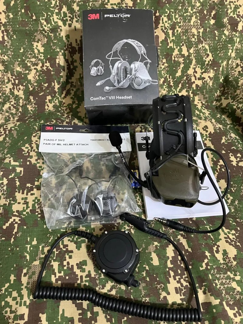 Активні тактичні навушники 3M PELTOR ComTac VIII з гарнітурою , з ARC кріпленнями, з РТТ Оригінал Швеція‼️… — фото 5