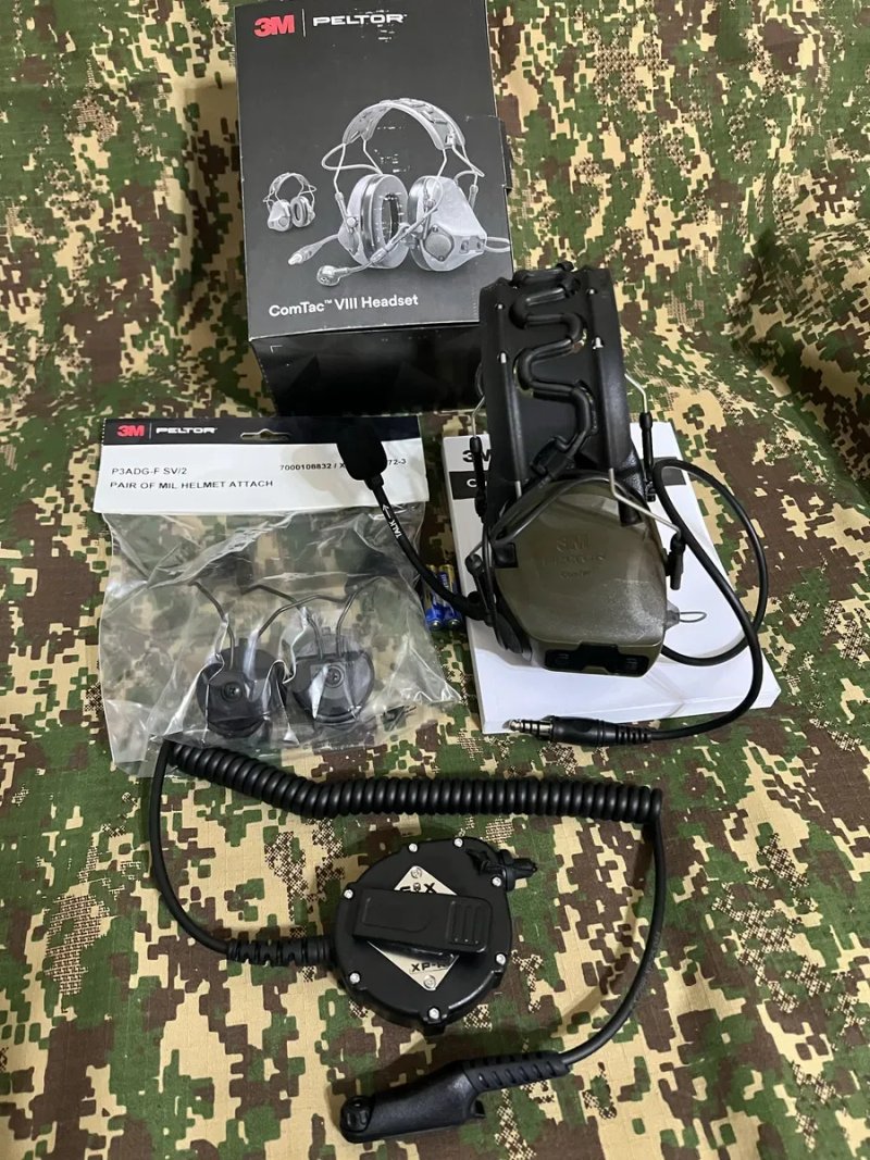 Активні тактичні навушники 3M PELTOR ComTac VIII з гарнітурою , з ARC кріпленнями, з РТТ Оригінал Швеція‼️… — фото 6
