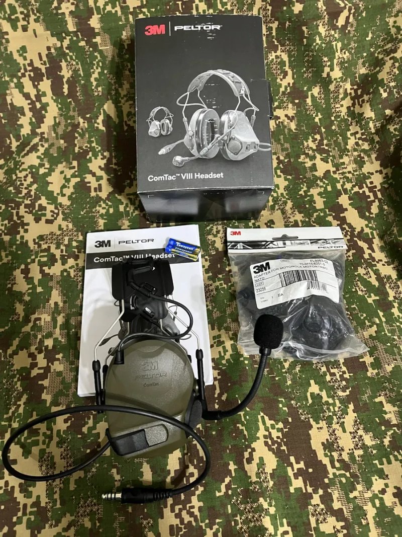 Активні тактичні навушники 3M PELTOR ComTac VIII з гарнітурою , з ARC кріпленнями, з РТТ Оригінал Швеція‼️… — фото 7