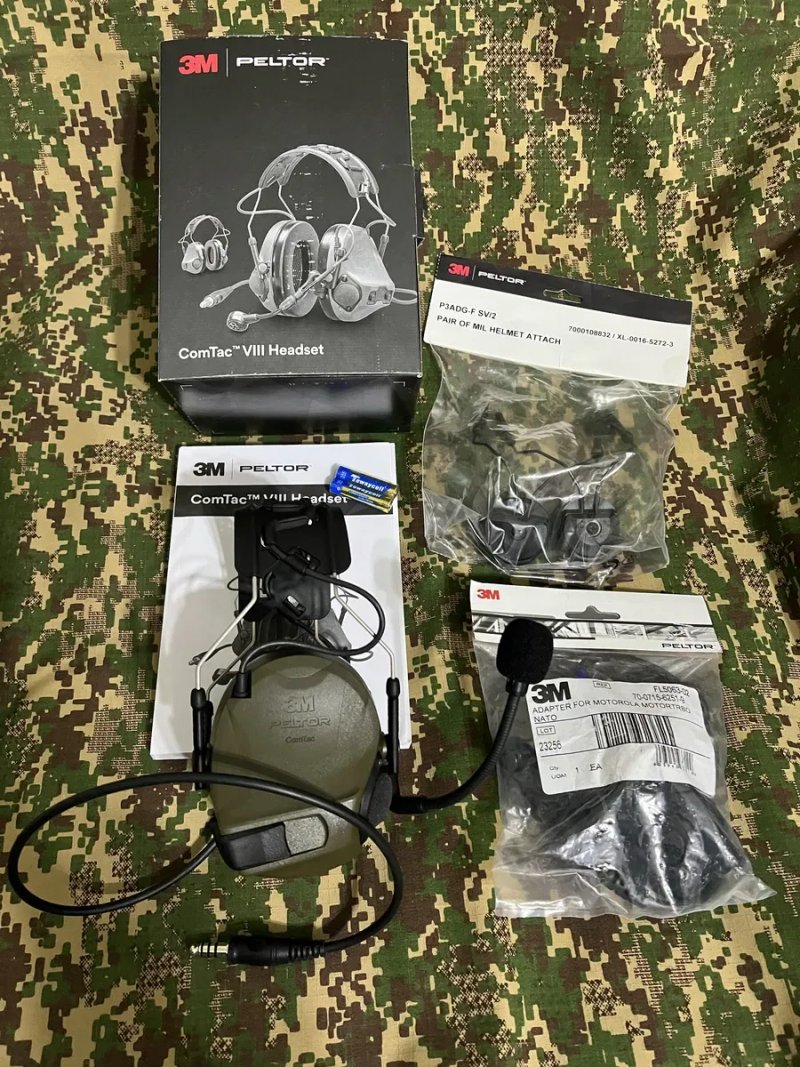 Активні тактичні навушники 3M PELTOR ComTac VIII з гарнітурою , з ARC кріпленнями, з РТТ Оригінал Швеція‼️… — фото 8