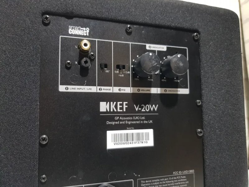 Активний сабвуфер KEF V-20W, потужність 200 Вт, б/у з Німеччини — фото 7