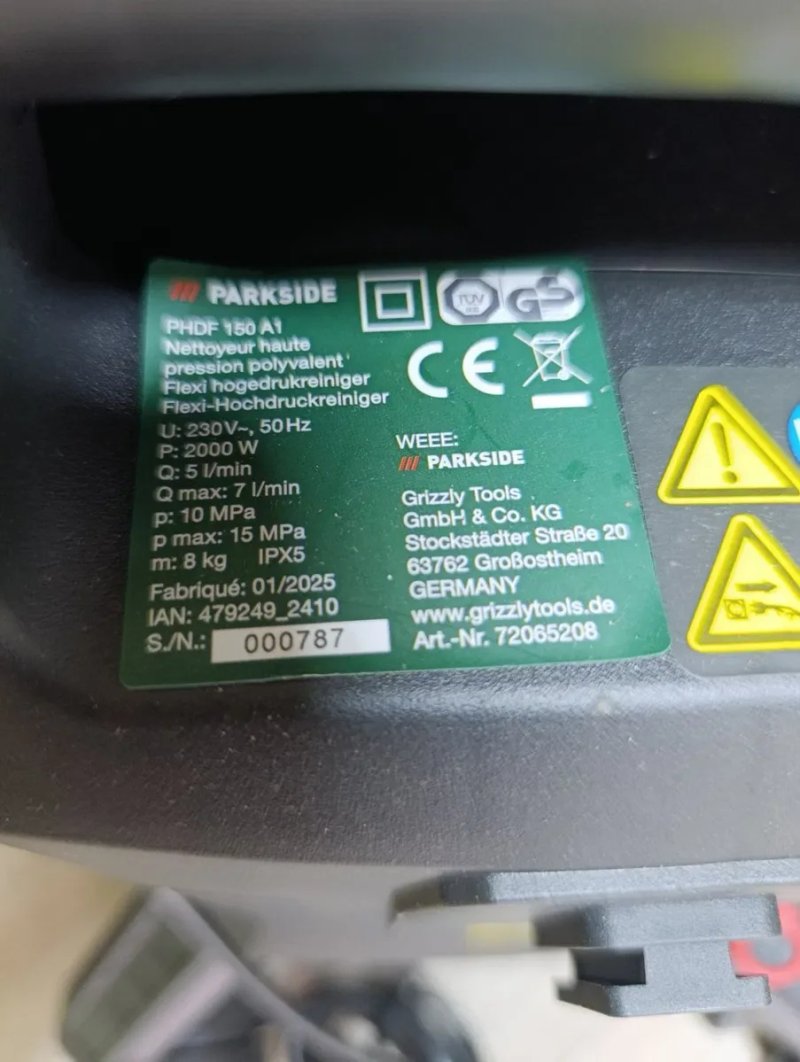 Акц! Оригінальн потужна мийка парксайд, мойка PARKSIDE 150, мийка 150бар, мийка високого тиску парксайд, автомийки, міні мийка мережева PARKSIDE PHDF — фото 8