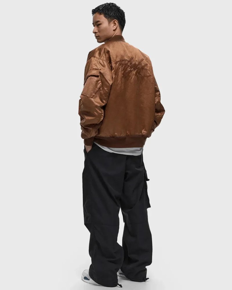 Акція! Бомбер Jordan Wash (Коричневий) (L, XL) Новий з бірками! — фото 2