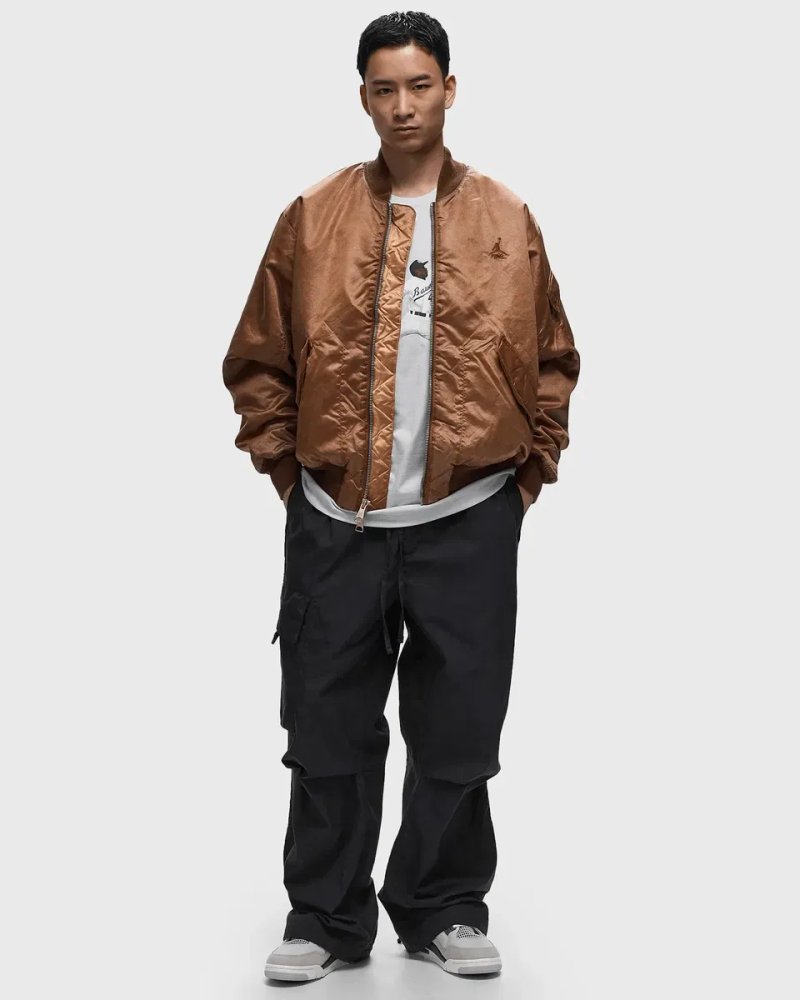 Акція! Бомбер Jordan Wash (Коричневий) (L, XL) Новий з бірками! — фото 3