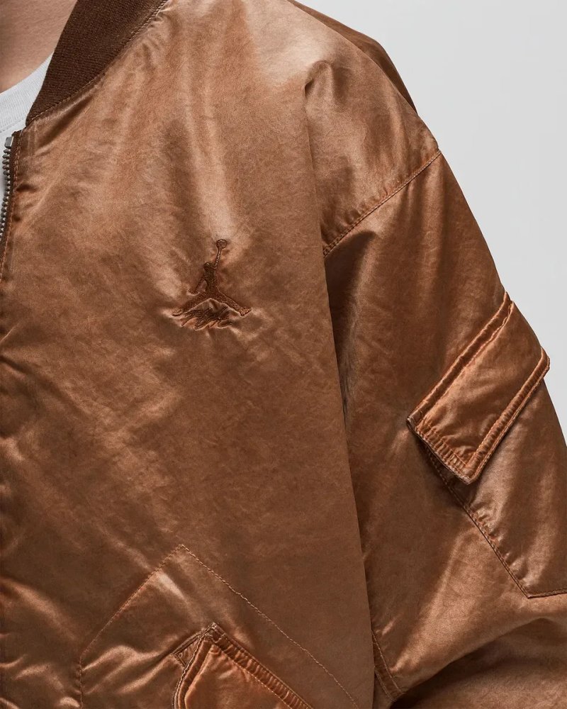 Акція! Бомбер Jordan Wash (Коричневий) (L, XL) Новий з бірками! — фото 4