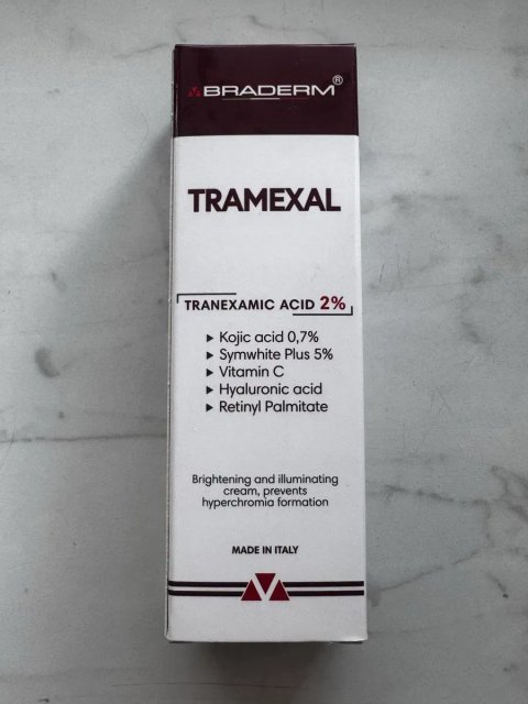 Акція до 19.09. Крем від пігментаціі Tramexal  Braderm ( професійна космецевтика Італія) оригінал, термін придатності 02/2028