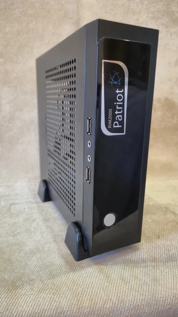 АКЦІЯ! Комп'ютерний корпус mini-ITX Patriot Optim mini case, БЖ 12v 5A, 60W — фото 2