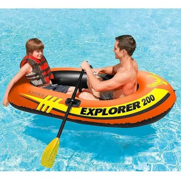 Акция!!! Надувная лодка Intex 58331 надувний човен з веслами і насосом — фото 6