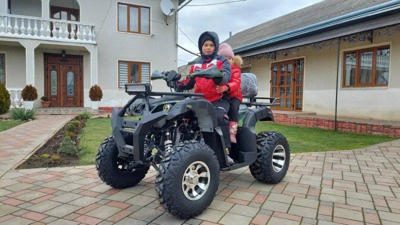 АКЦИЯ! НОВАЯ МОДЕЛЬ  квадроцикла Hаmer 200 куб.см.! Полный "фарш"! — фото 3
