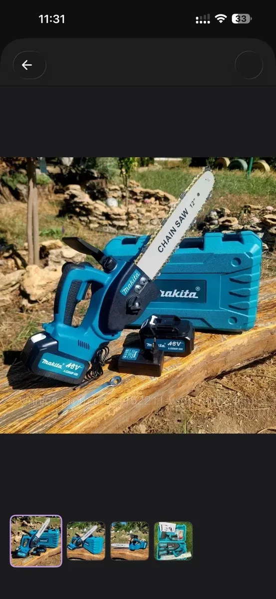 Акція! потужна акумуляторна пила Макіта Makita duc355hn 12 16  ланцюг — фото 5