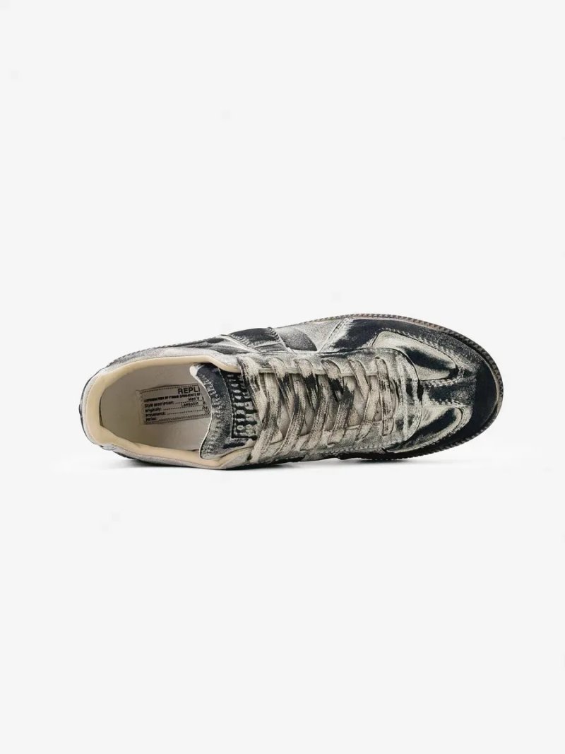 АКТУАЛЬНО‼️37-45 Maison Margiela Replica Grafit Paint Damage LV Low Raf 90 — фото 6