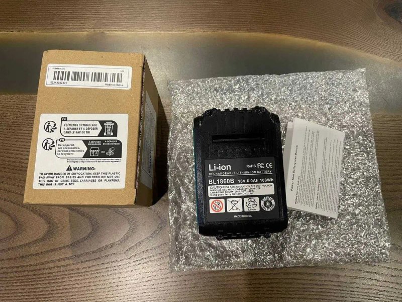 Акумулятор батарея Makita 18V 6Ah BL1860B LXT Аналог з LED НОВИЙ — фото 3