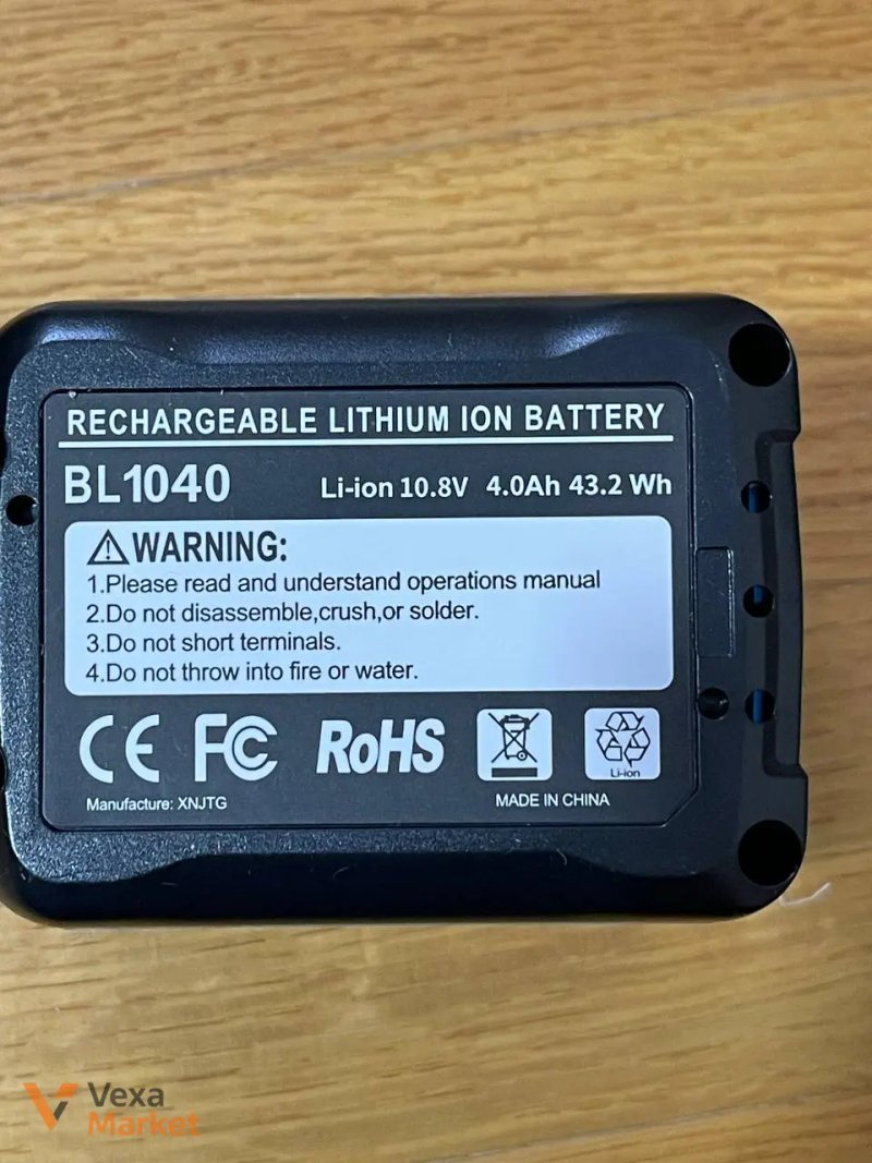 Акумулятор BL1040 10.8V 4Ah з зарядним пристроєм — фото 8