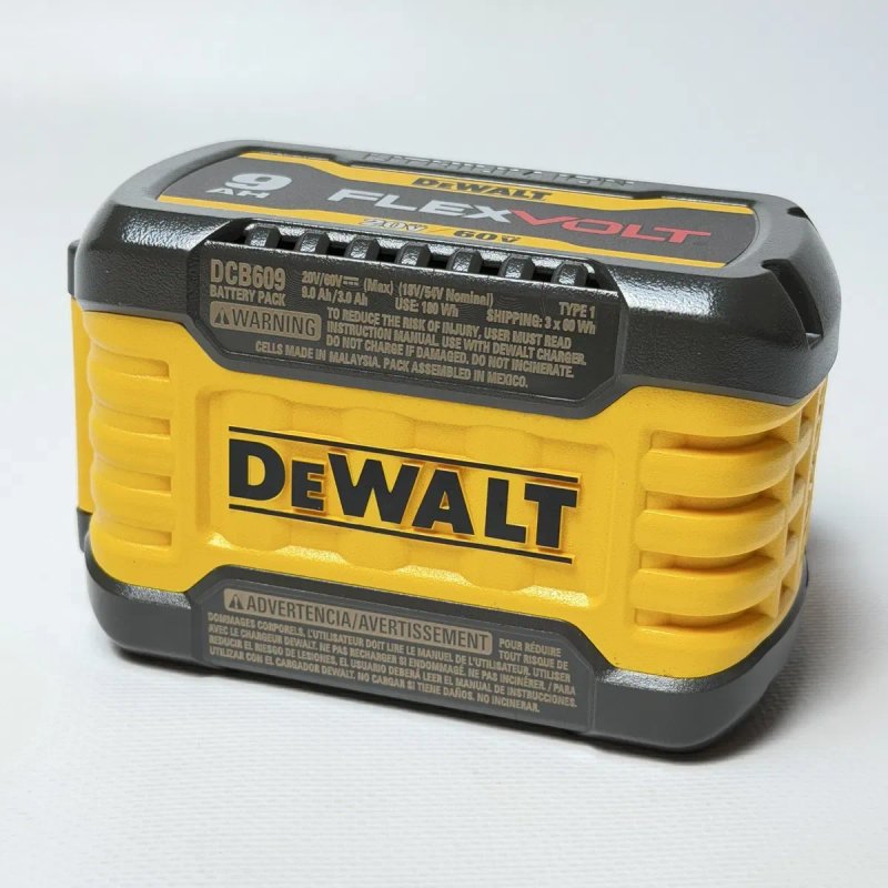 Акумулятор Dewalt DCB609 9ah FlexVolt 20V/60V з США — фото 4
