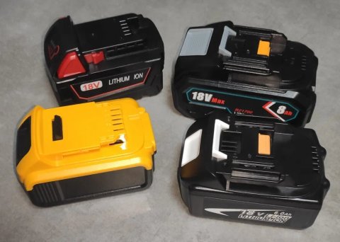 Акумулятор DeWalt ,Makita , Milwaukee 18 v 6 ah. та 10 ah