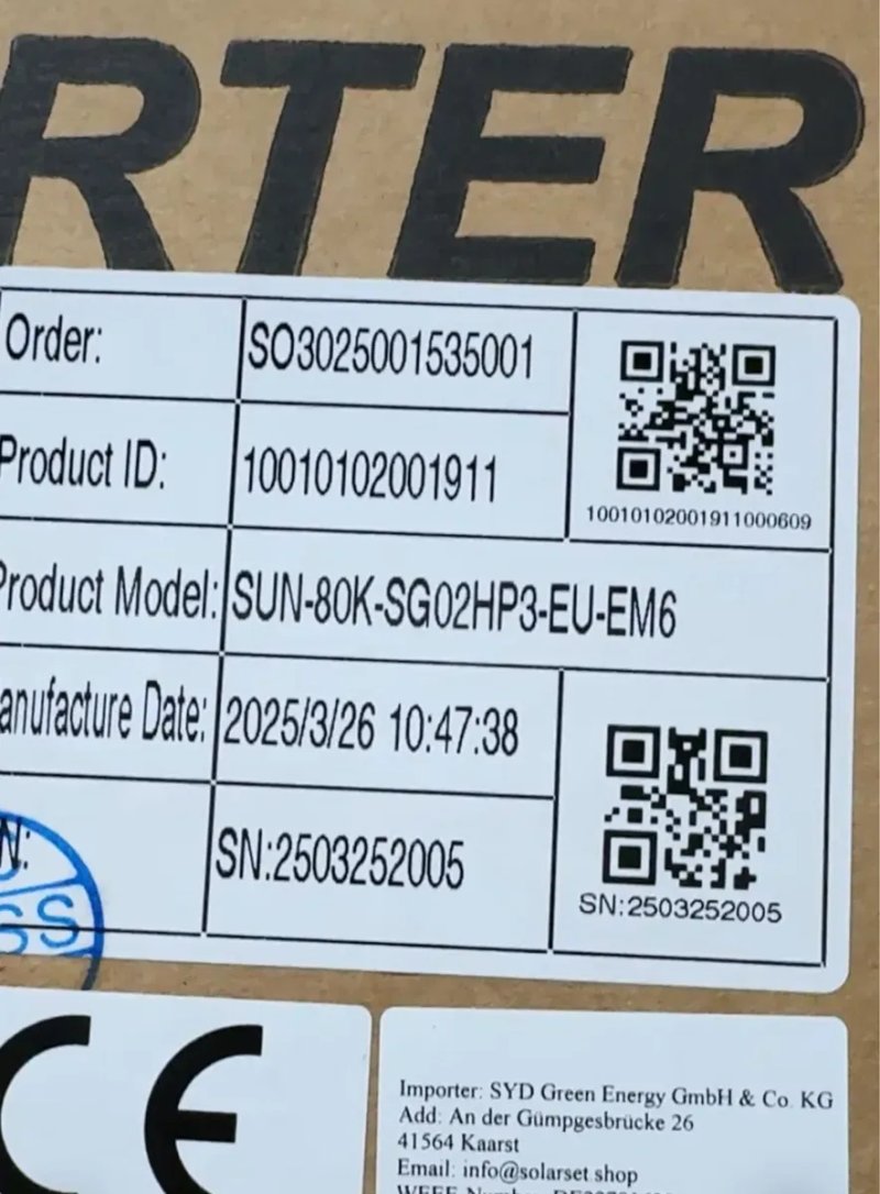 Акумулятор Deye 16 кВт-2100$ Гібрідний інвертор Deye SUN-30K-SG02-HP3-2800$ Дея 6,8,10 12 15 16 20 кВт Дея акумулятор 16 кВт 2100$ — фото 3