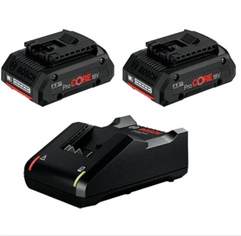 Акумулятор для Bosch ProCORE 18V 4.0 Ah, 2 шт і з/п GAL 18V-40