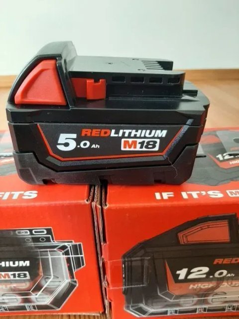 Акумулятор Milwaukee M18 B5 Оригінал, Нові 18v 5Ah. Гарантія 3 роки