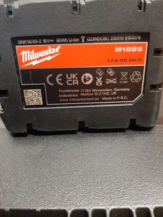 Акумулятор Milwaukee M18 B5 Оригінал, Нові 18v 5Ah. Гарантія 3 роки — фото 6