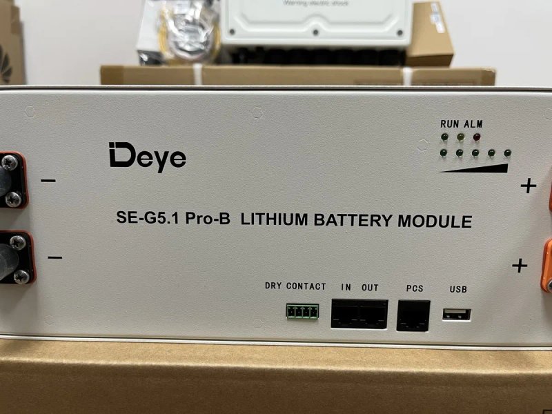 Акумуляторна батарея Deye SE-G5.1Pro-B (LiFePO4 51,2V 100Ah — фото 6