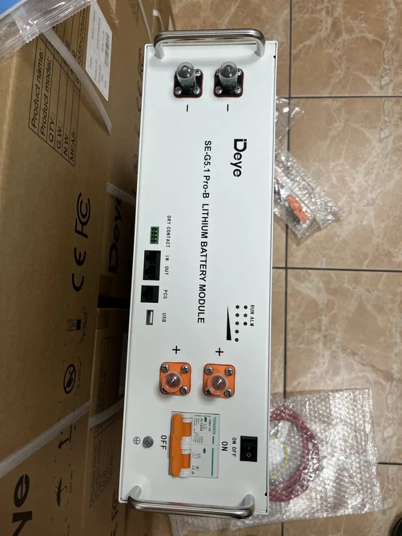 Акумуляторна батарея Deye SE-G5.1Pro-B (LiFePO4 51,2V 100Ah — фото 7