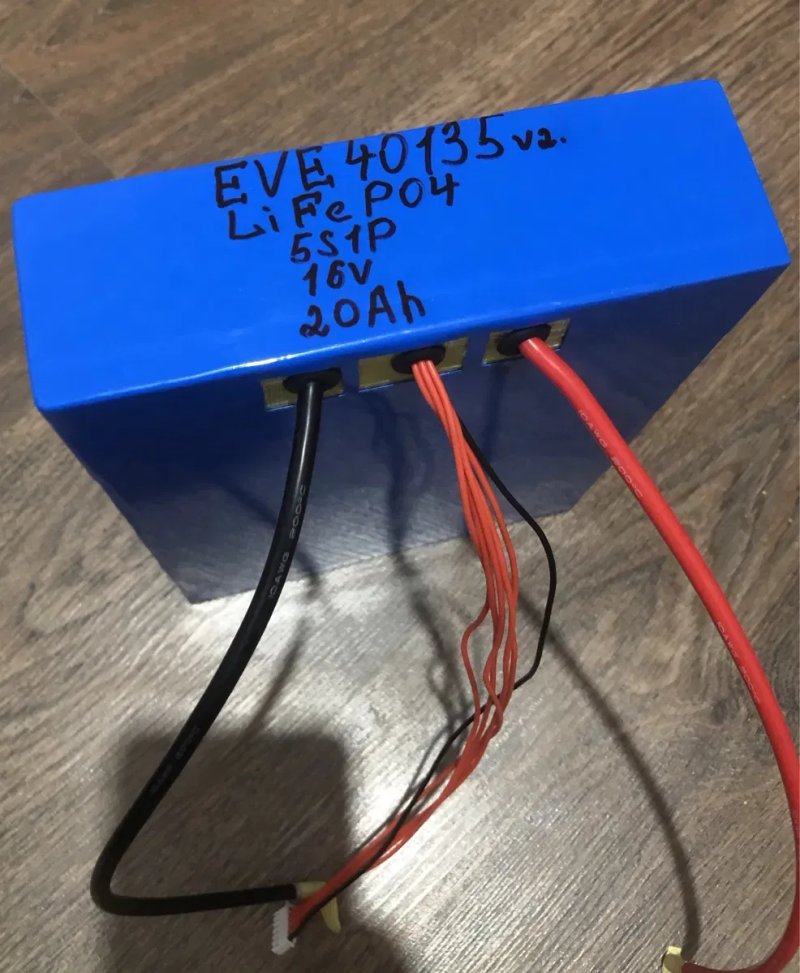 Акумуляторна батарея LiFePO4 12В 20Ah EVE 40135 дбж, ups, ибп. — фото 2