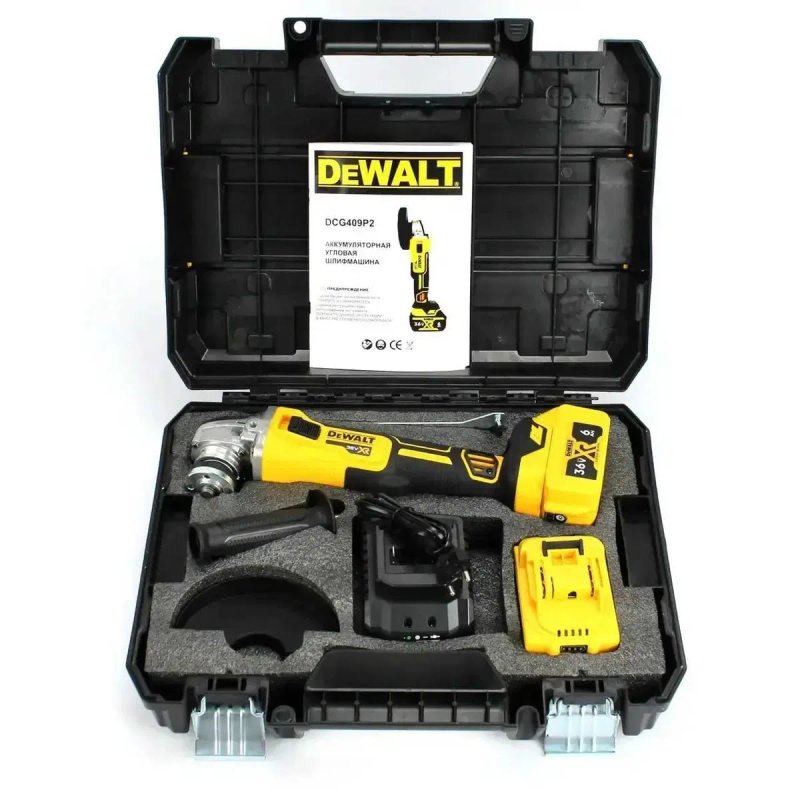 Акумуляторна болгарка DeWalt DCG409P2. Арт.8813 — фото 3