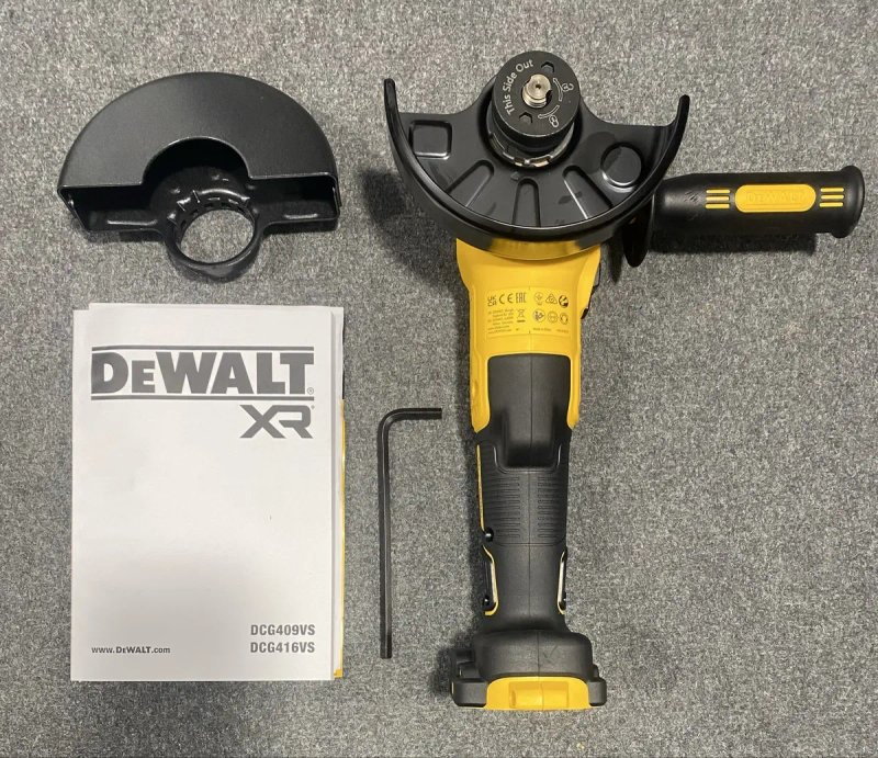 Акумуляторна кутова шліфувальна машина DeWALT DCG409VSNT девальт болга — фото 5