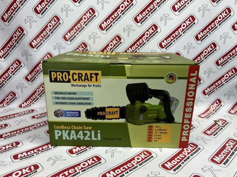 Акумуляторна ланцюгова пила Procraft PKA42Li (без АКБ та ЗП) — фото 6
