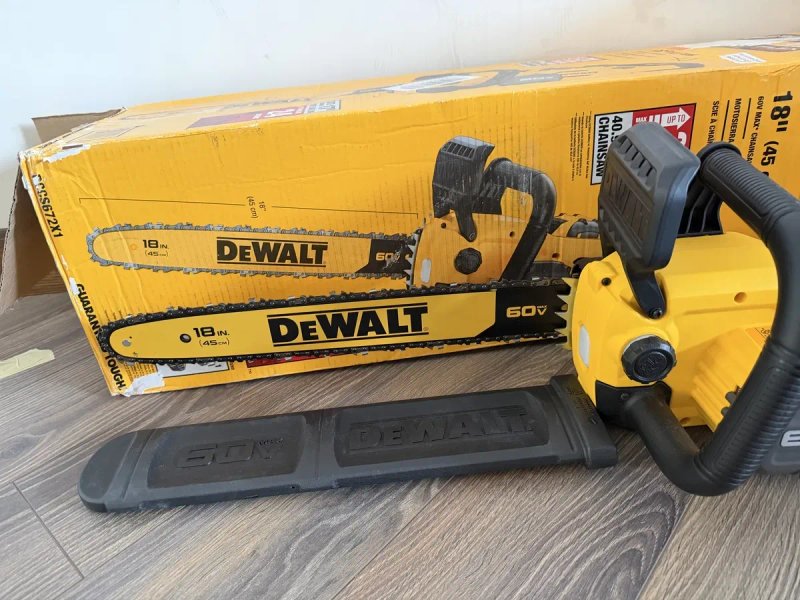 Акумуляторна ланцюгова,цепна пила Dewalt DCCS672X1 60v. — фото 7