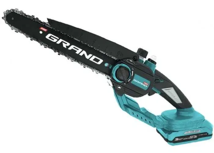 Акумуляторна пила GRAND АПЦ-6М 20В 2Аг Brushless 6" + телескопічна штанга 1,3–2 м подовжувач висоторіз — фото 2