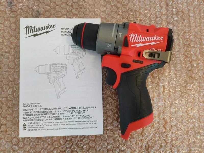 Акумуляторна ударна дриль-шуруповерт Milwaukee 3404-20 3453-20 із США — фото 2