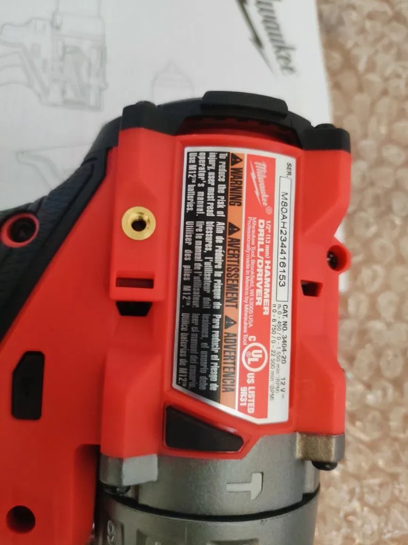 Акумуляторна ударна дриль-шуруповерт Milwaukee 3404-20 3453-20 із США — фото 4
