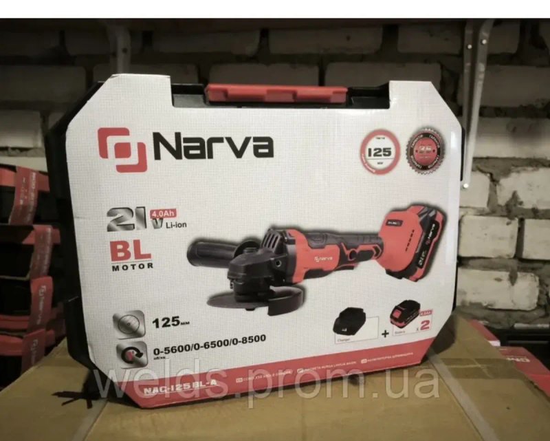 Акумуляторні шліфмашинки(болгарки) NAG- 125 BL-A; Pro BL та 9000BL — фото 4