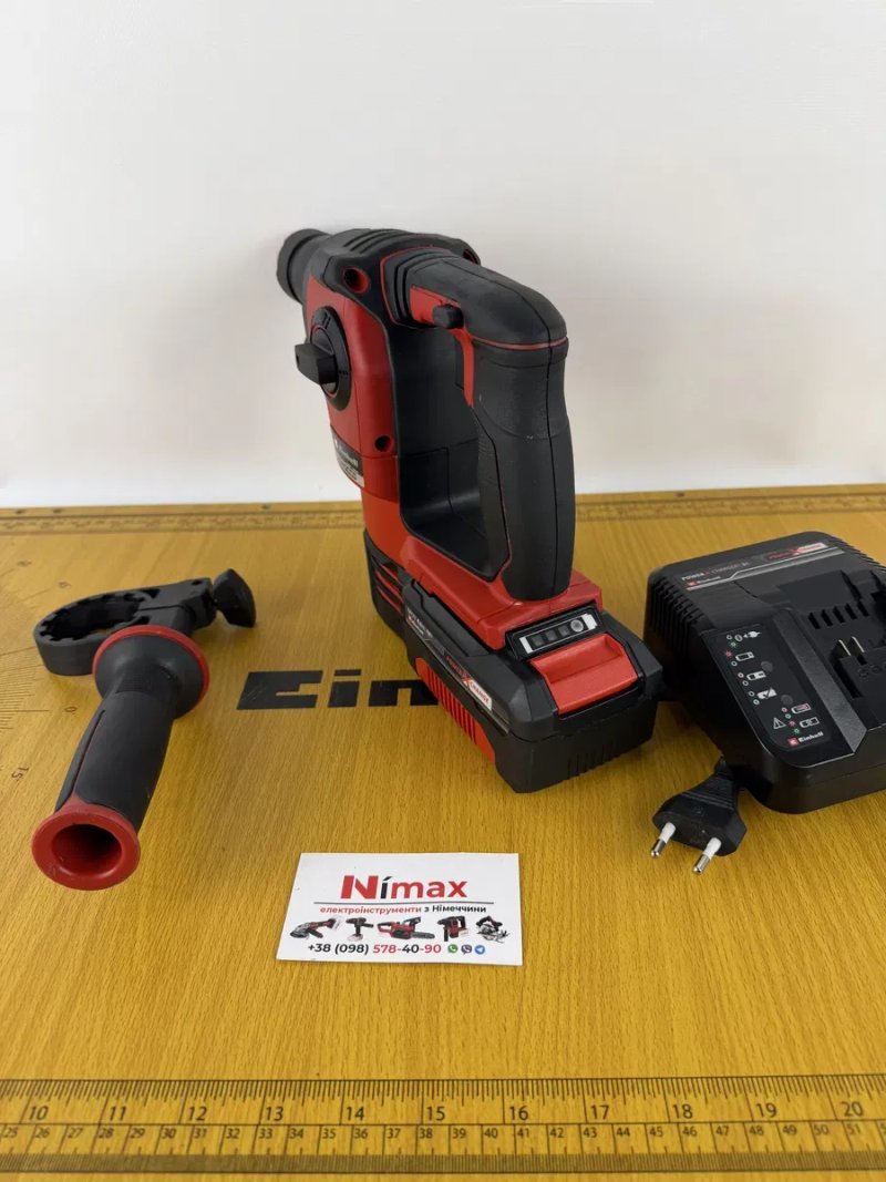 Акумуляторний перфоратор Einhell HEROCCO 2.2Дж з батареєю — фото 5