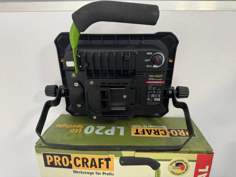 Акумуляторний прожектор Procraft LP20 (також працює від мережі ) — фото 2