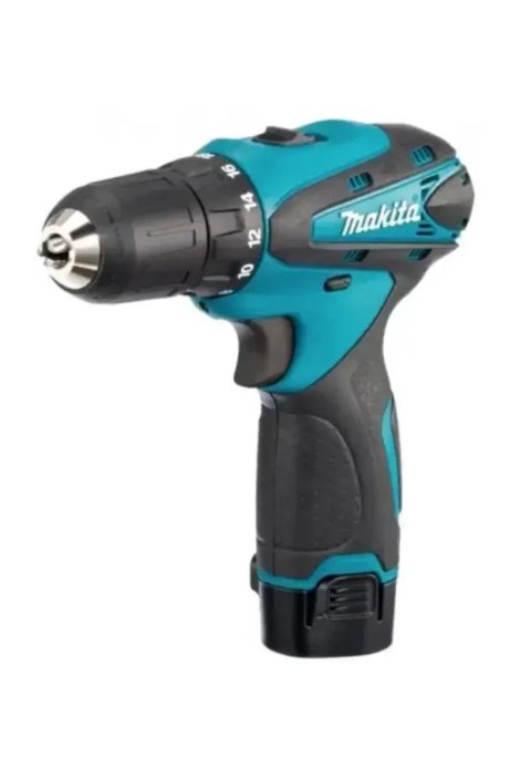 Акумуляторний шурупокрут 12 V в Makita DF330DWE, набір біт акумулятори