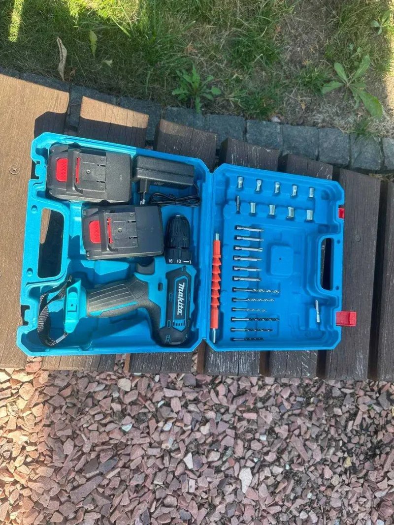 Акумуляторний шуруповерт Makita 24v. 2 акумулятора + кейс. Шурупокрут — фото 6
