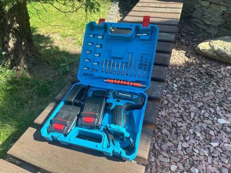 Акумуляторний шуруповерт Makita 24v. 2 акумулятора + кейс. Шурупокрут — фото 7