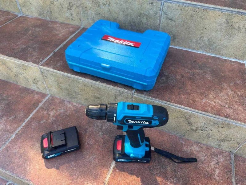 Акумуляторний шуруповерт Makita з DFR патроном та набором. Шурупокрут — фото 6