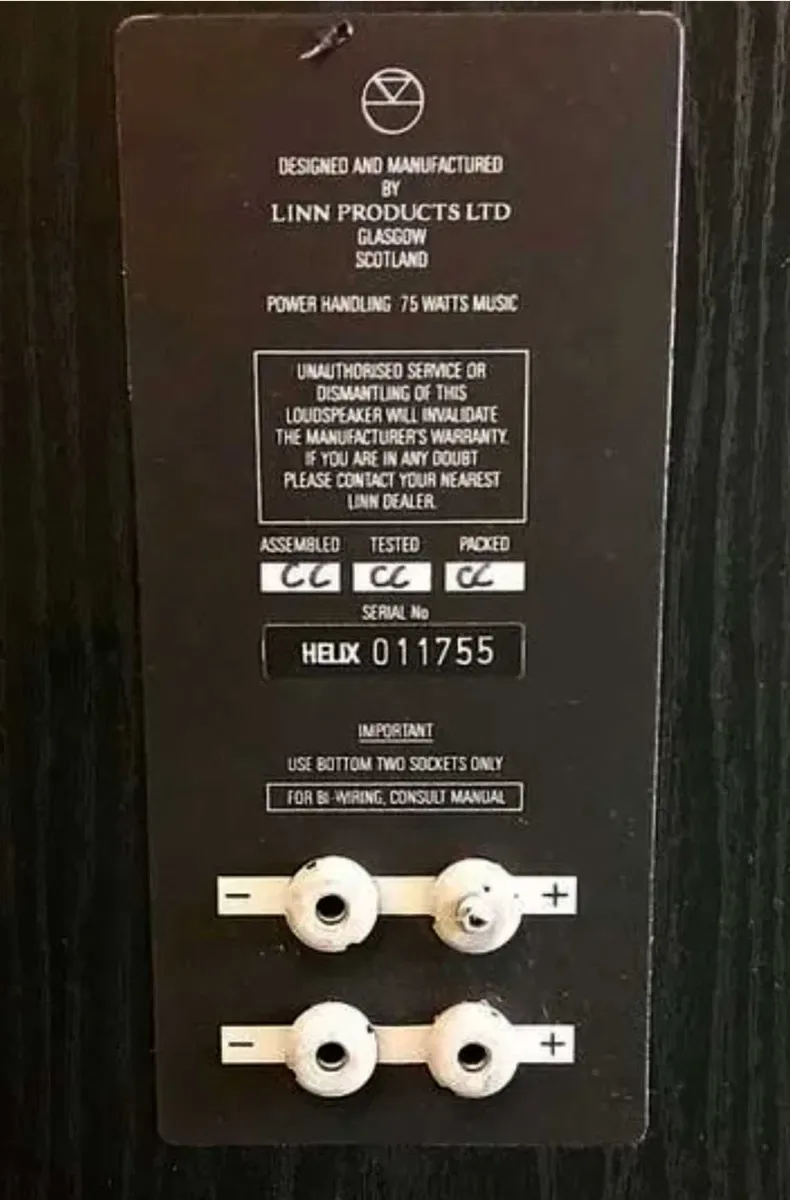 Акустическую систему Linn Helix LS150 и Castle Severen 2SE в хорошем состоянии. — фото 4