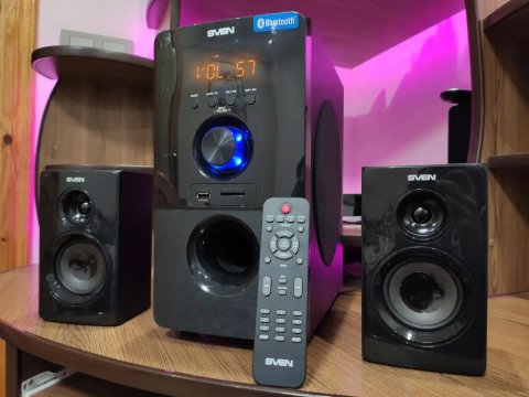 Акустична система Sven MS-2050 колонки мультимедіа сабуфер музичний центр саб блютуз аукс пулт