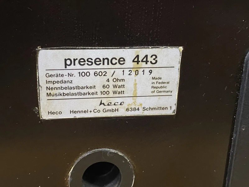 Акустика Heco Presence 443 Винтаж — фото 5