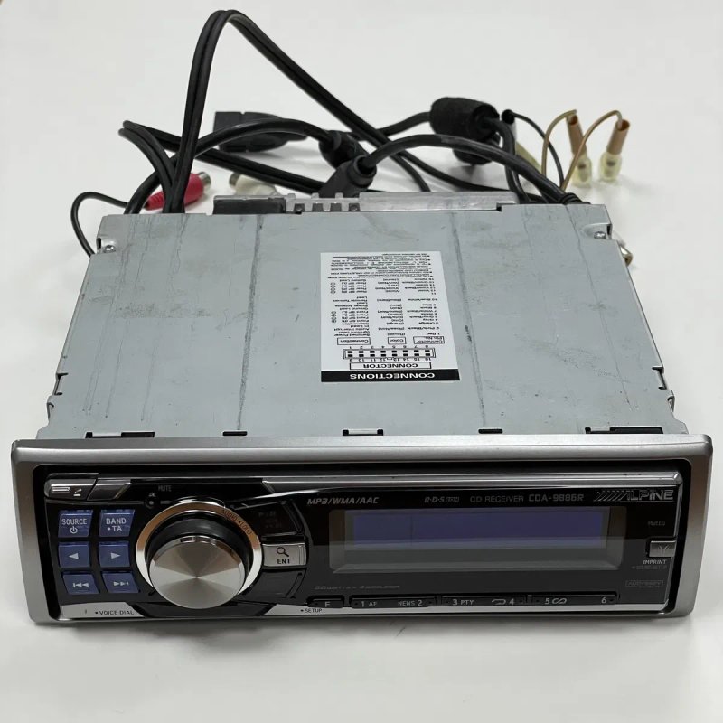 Alpine CDA-9886R звукова система IMPRINT двокольоровий Biolite дісплей. Топова автомагнітола. Стан нової. 4х50W з пультом дистанційного керування — фото 2
