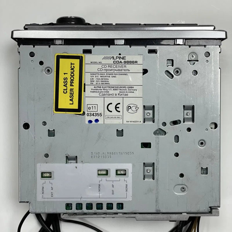 Alpine CDA-9886R звукова система IMPRINT двокольоровий Biolite дісплей. Топова автомагнітола. Стан нової. 4х50W з пультом дистанційного керування — фото 6