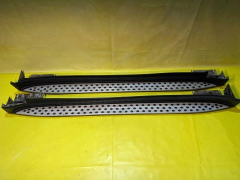Алюминиевые пороги Mercedes ML W164 порог МЛ 164 подножки ML W166