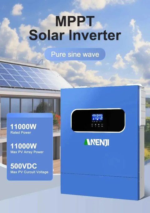 ANENJI Гібридний сонячний інвертор ANJ-HHS-11000W-48V  WIFI  11 кВт